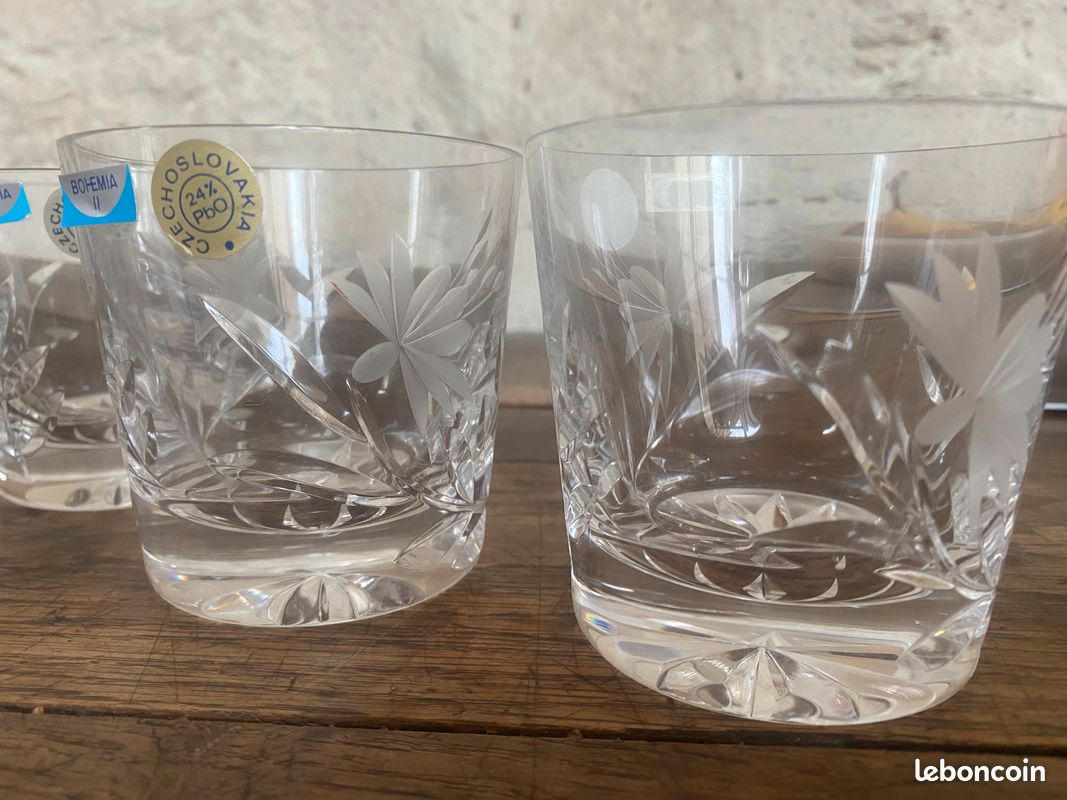 Lot de 6 Verres à whisky 18,5 cl Lux Provenza. - My Home Collection