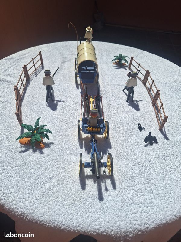 playmobil western sudiste nordiste infanterie Floride