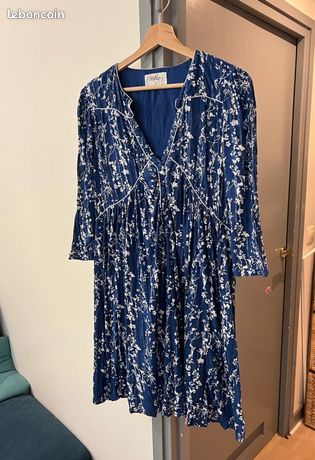 Robe Frezza Bash Bleue Robe Ba&sh Vêtements