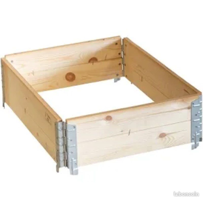 Carré potager réhausses de palettes (image 1)