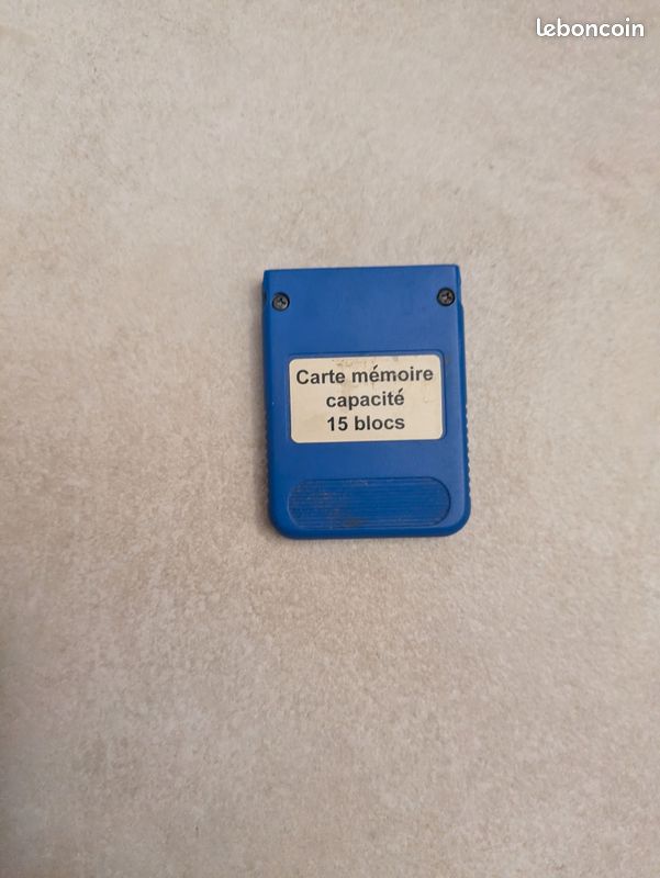 Carte Mémoire PlayStation 1 – 15 Blocs – Blanc – Sans Marque (Générique)