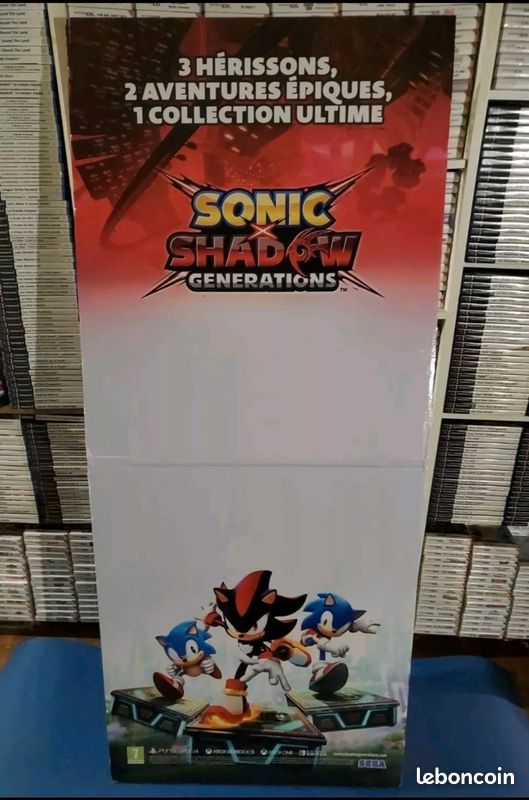PLV POS Sonic Shadow Generations Pancarte Promo Promotional Ps5 P