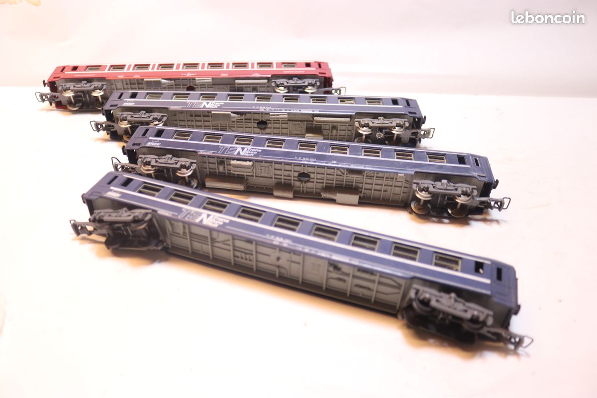 Jolsaawie - 10 Mini Voitures Peintes échelle 1:87 - Pour Maquette Ferroviaire Et Diorama