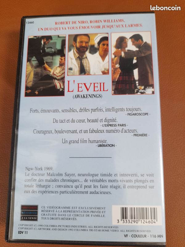 Cassette VHS " L' EVEIL " (image 2)