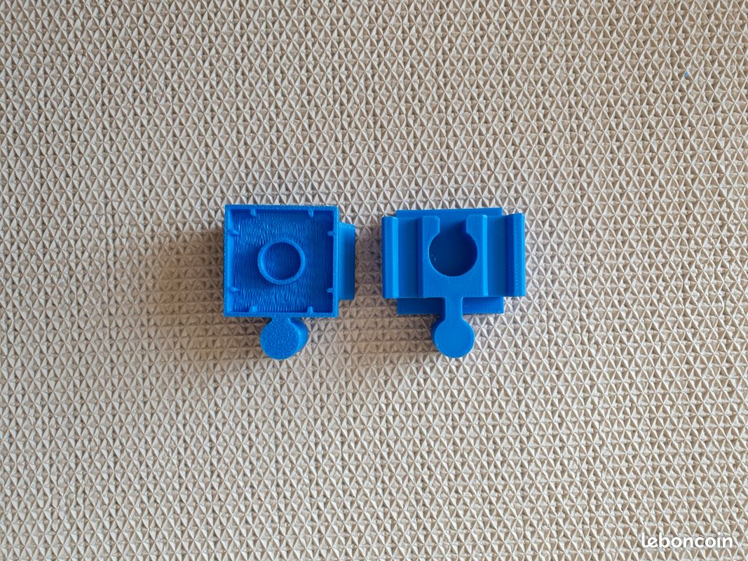 Lot de 5 adaptateurs Brio - Duplo bleus pour circuit de train en hauteur - Jeux & Jouets