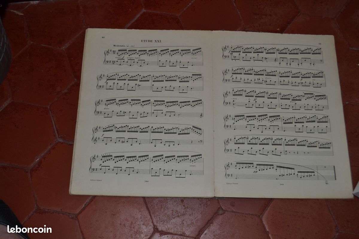 Partition de piano : Etudes de Cramer (image 3)