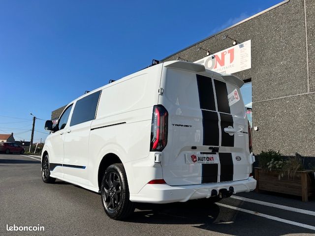 51 410 FORD TRANSIT CUSTOM Sport 170 BVA8 – CABINE MODULABLE 2 À 7 PLACES – TVA RÉCUPÉRABLE – DISPONIBLE (image 6)