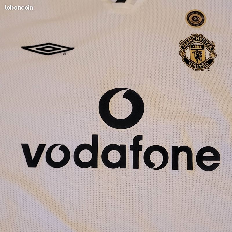 Maillot noir Beckham 7 de Manchester United 2000-2002 | Maillots De Foot Pas Cher 2024-2025