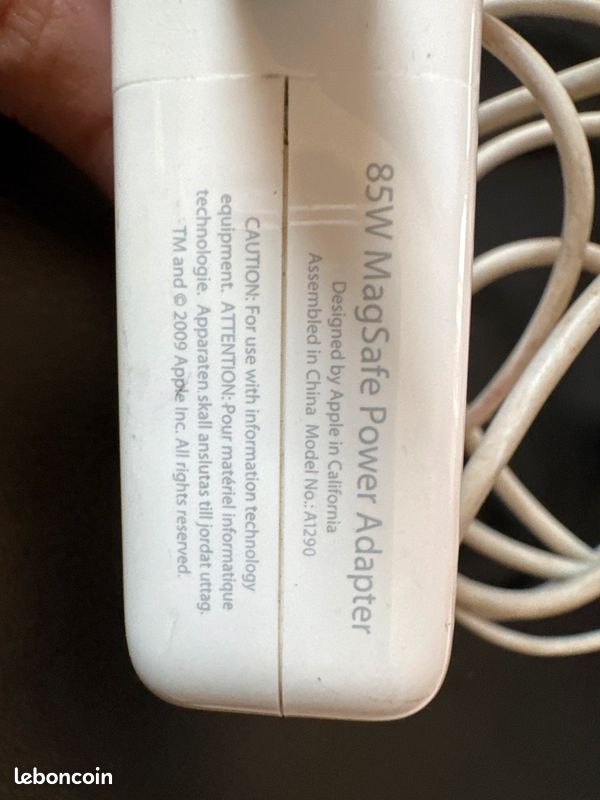 Adaptateur secteur Apple Magsafe 85W (image 2)