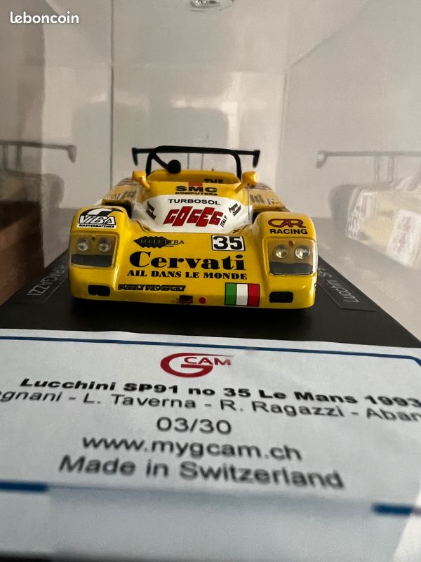 Talbot T150 SS #5 - 24 Heures Du Mans 1938 - GCAM 1/43 - Édition Limitée - NEUF