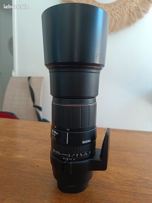 Zoom Sigma 135-400 mm 1:4.5-5.6 APO pour boîtier Canon (image 2)