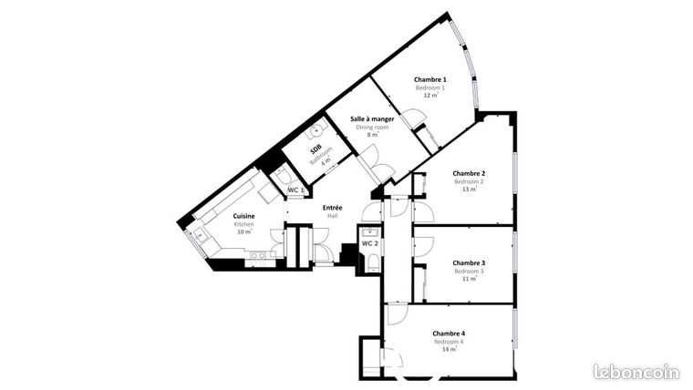 Appartement a louer paris-16e-arrondissement - 1 pièce(s) - 14 m2 - Surfyn