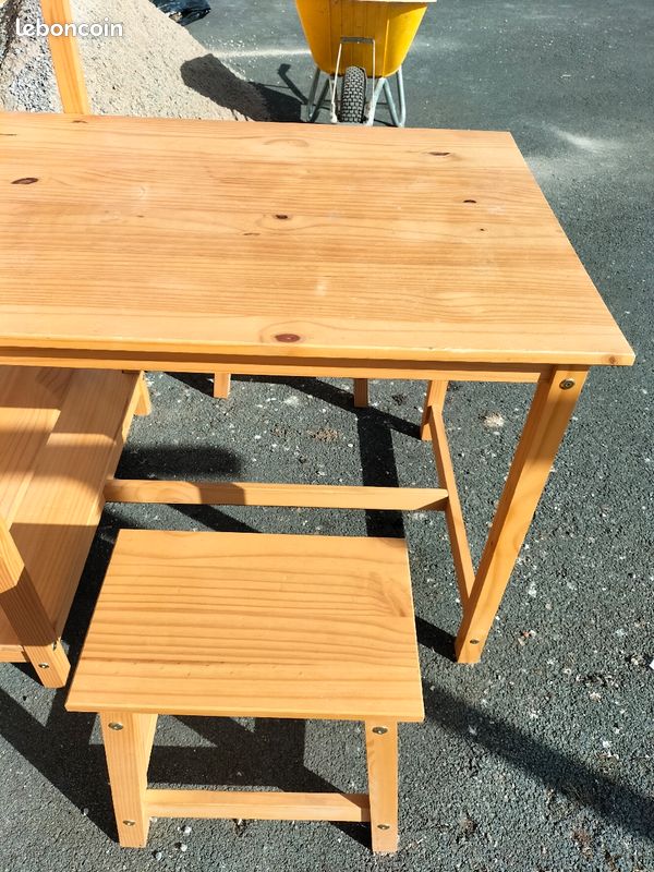 Table îlot avec ses 2 tabourets (image 3)