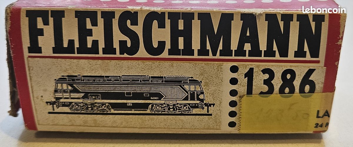 Locomotive Diesel SNCF A1A A1A 68001 Par Fleischmann (réf. 1386) - HO - Époque IV - état D'occasion