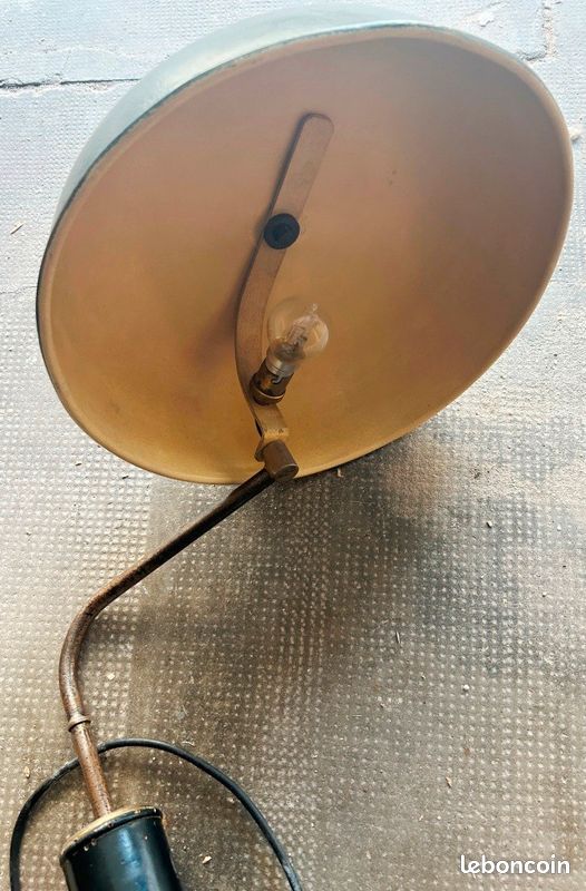 Lampe de bureau des années 1940-1950 - Design moderniste français (image 4)