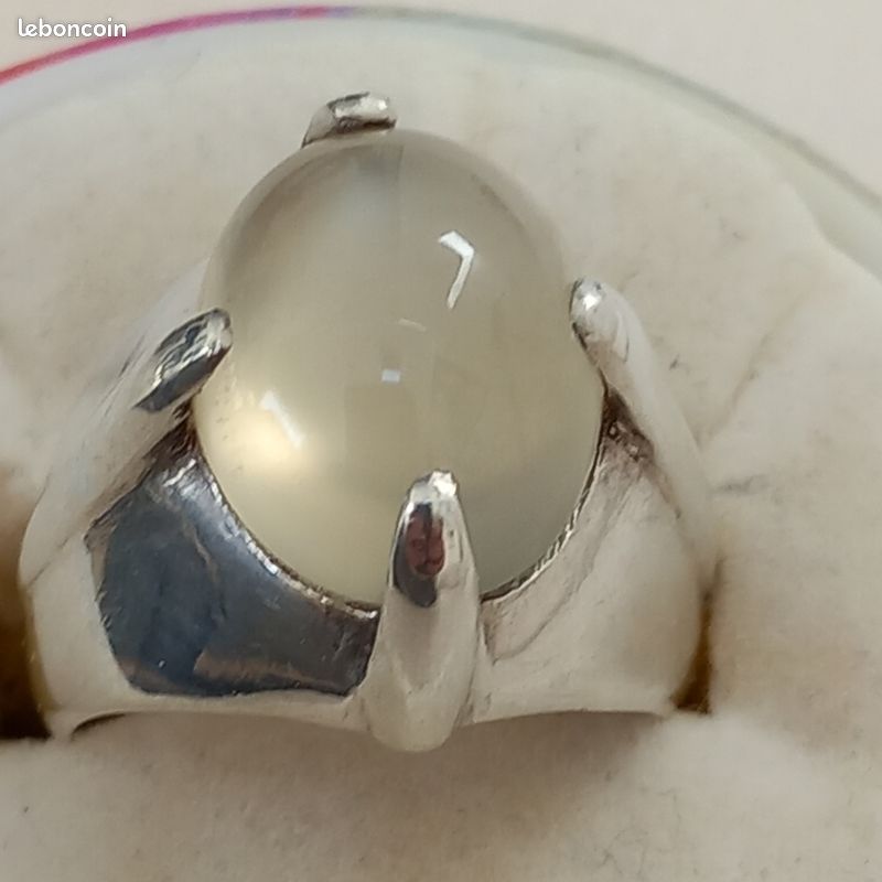 Superbe bague argent et pierre de lune (image 5)