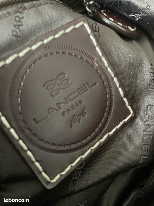 Sac Lancel marron (image 9)