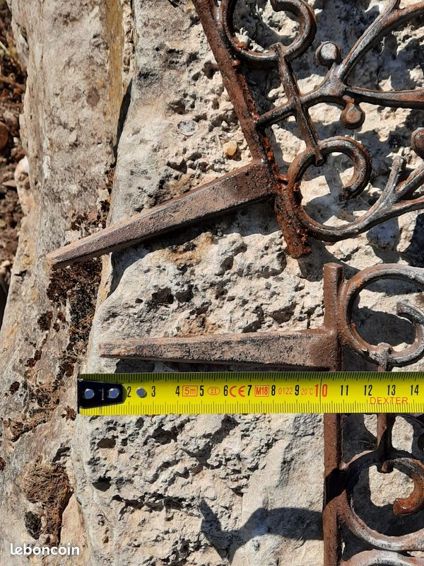 Bordure pour massifs en métal rétro 6 pièces (image 6)
