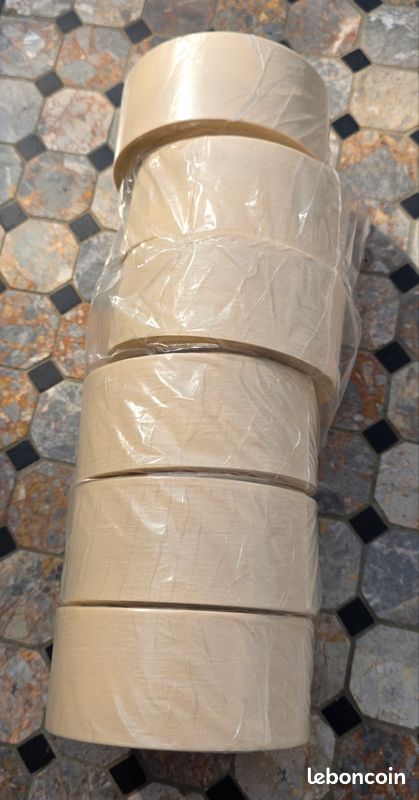 Lot 6 rouleaux de Scotch beige (image 1)