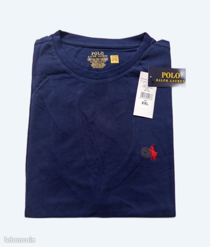 Tshirt taille XXL ralph bleu marine (image 1)