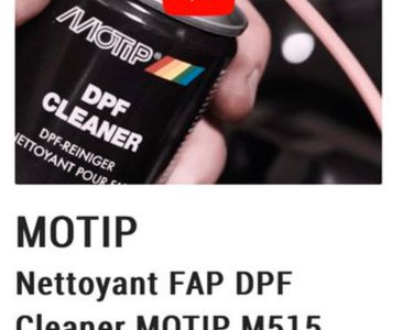 Retzmoto MOTIP Nettoyant FAP DPF Cleaner MOTIP M515 (Spray 400ml)