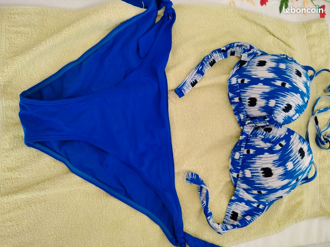 Maillot de bain 2pieces taille 42/ 44 très bon état (image 1)
