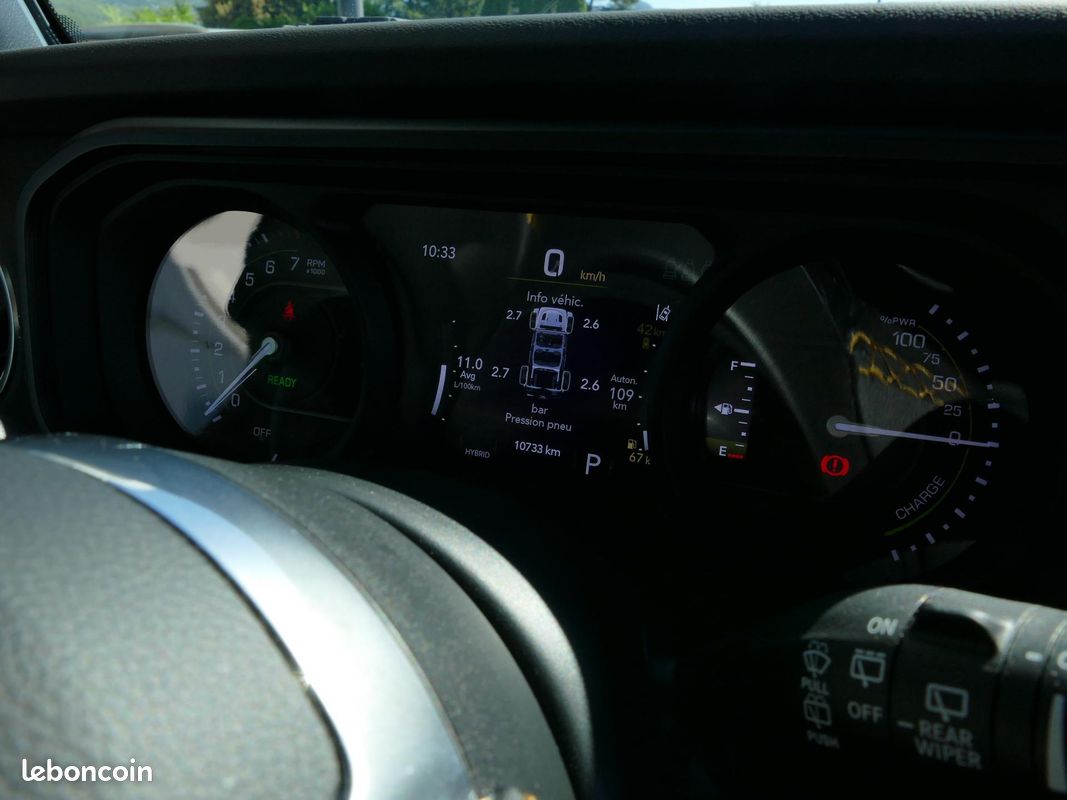 JEEP WRANGLER 2.0i T 4xe - 380 - BVA 4x4 2018 Unlimited Sahara 1941 PHASE 2 (image 27)