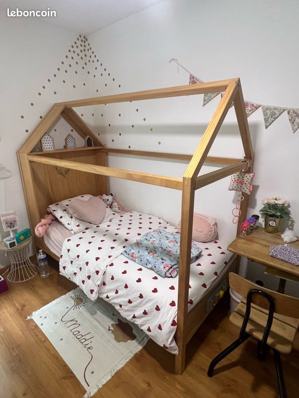 Lit cabane enfant (image 1)
