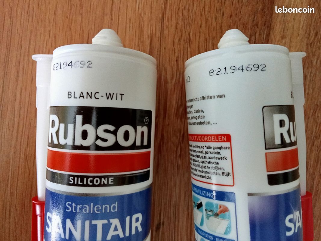 Lot 2 Mastic d'étanchéité sanitaires Rubson (image 2)