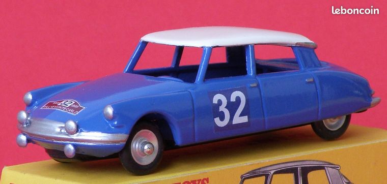 Miniature Citroën DS 19 Rallye Monte-Carlo - Dinky Style - Car-Horse Rare