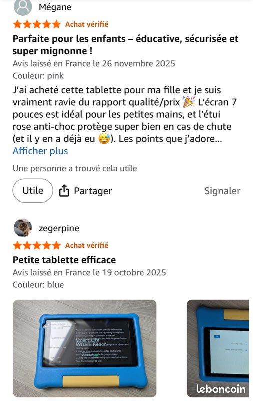 Ascrecem Tablette Enfants 7 Pouces Android 15 Tablette Pour Enfant Avec 24g5g Wifi6 Penta Core 6go Ram 32go Rom Double Camera Ascrecem Tablette Enfants 7 Pouces Android 15 Tablette Pour Enfant Avec 24g5g Wifi6 Penta Core 6go Ram 32go Rom Double Camera