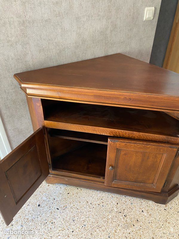 Meuble TV en bois d’orme (image 4)