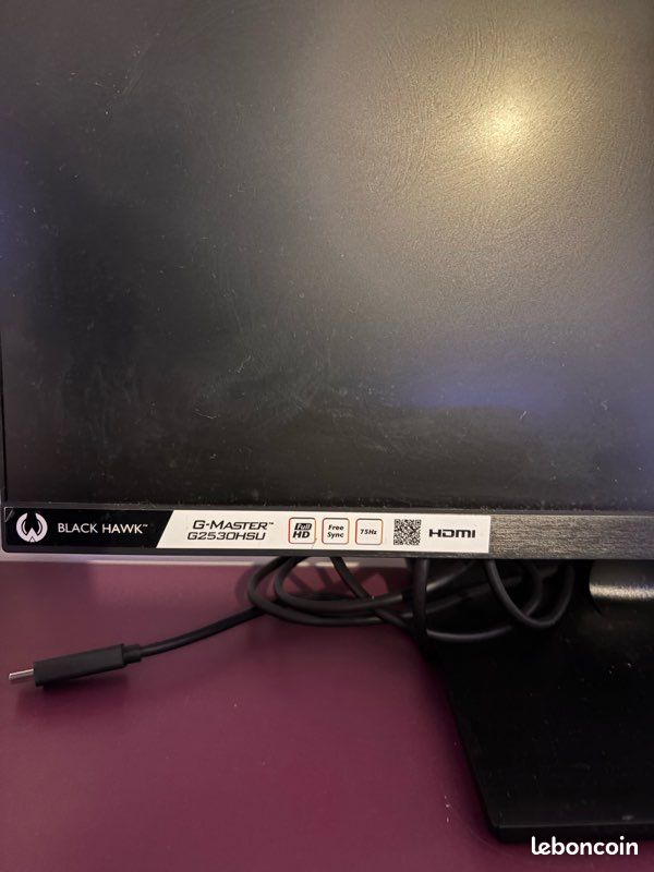 Écran PC Iiyama 75Hz 27" en très bon état (image 2)