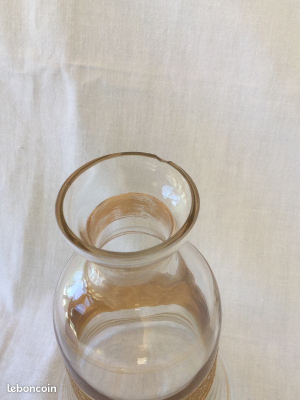 Carafe vintage dorée à l’or fin (image 6)