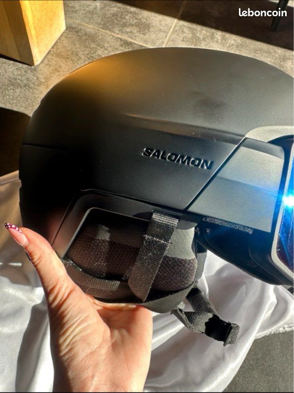 Casque visière Salomon Driver Prime Sigma Photo Mips Black Sky Blue - L (image 3)