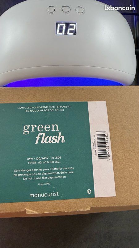 Lampe LED Manucurist Green Flash (36W) LIRE annonce (image 1)