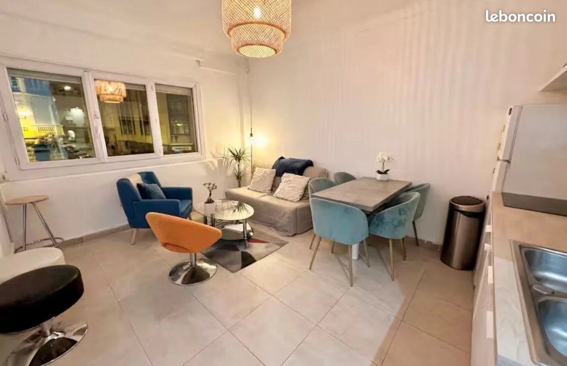 Appartement 2 pièces 37 m² · à Cannes · 37 m² · 1 100 €/mois
