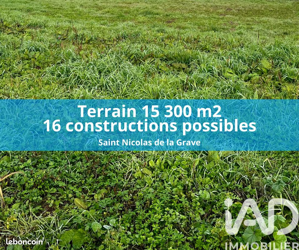 Terrain 15300 m² · à Saint-Nicolas-de-la-Grave · 15 300 m² · 253 000 €