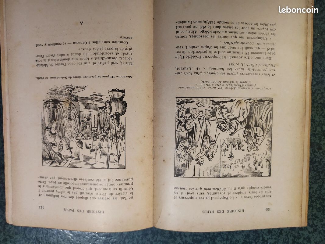 HISTOIRE DES PAPES ANDRE LORULOT CRIMES IMPOSTURES illustrations 1939 EO (image 7)