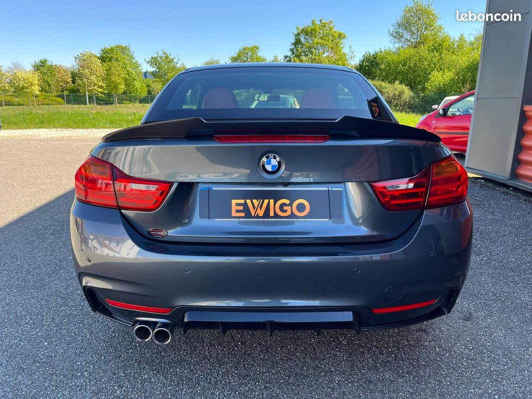 BMW SERIE 4 CABRIOLET 3.0 435 D 315 M-SPORT XDRIVE BVA + affichage tete haute + sieges elec a memoire (image 29)