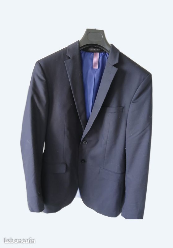 Veste costume Homme ZARA marine Taille M (image 1)