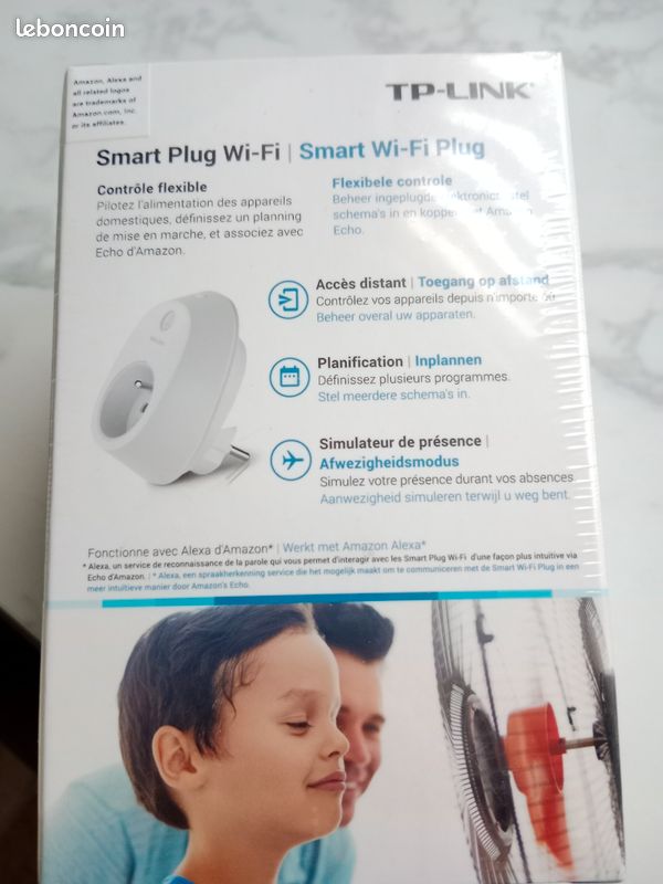 Prise connectée WiFi HS100 - Commande vocale Google Home / Amazon Alexa - Bricolage
