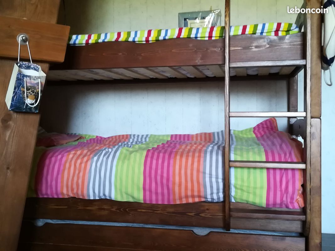 Tiroir lit bleu pour lit enfant 90cm VERT BAUDET excellente qualité (image 3)