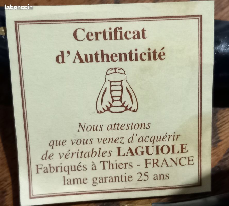 6 Couteaux à steak pour dame Laguiole HC (image 7)