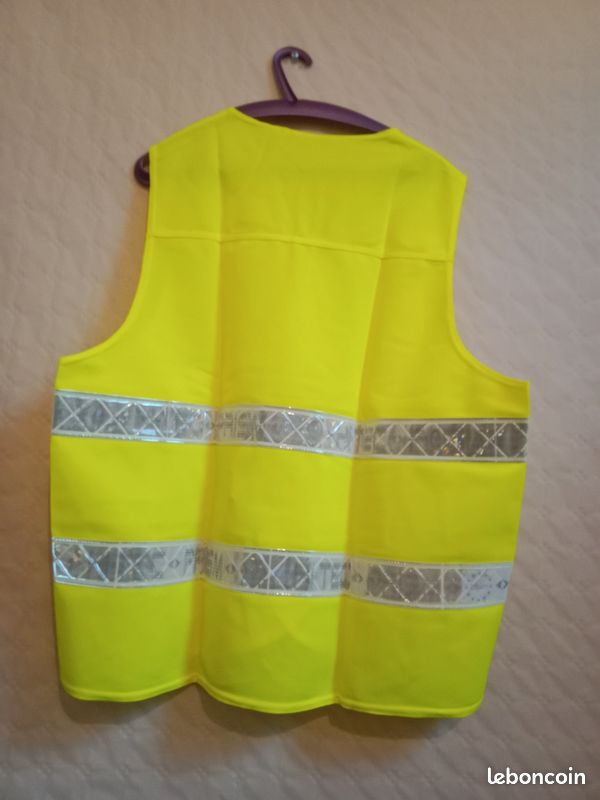 Gilet réfléchissant jaune (Taille M/XXL) (image 3)
