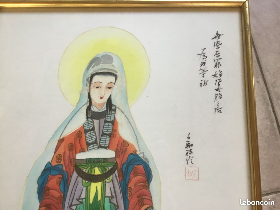 Peinture sur soie chinoise (image 2)
