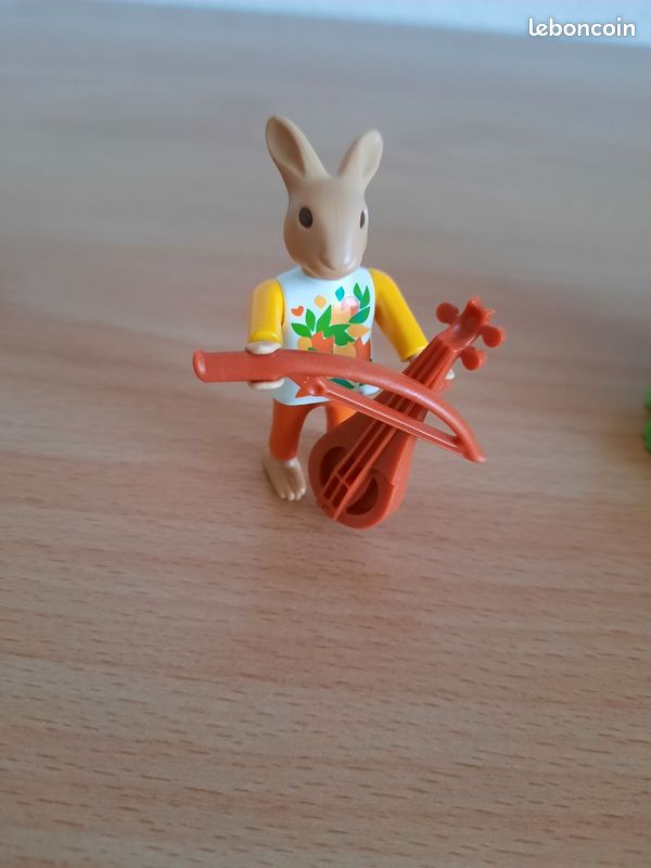 Playmobil 4456 - Lapins et Leçon de Musique - Année 2004 (lapin de pâques) (image 2)