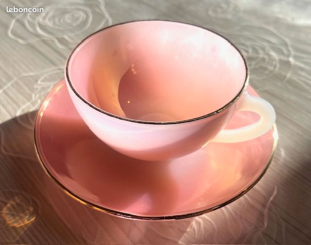 Lot De 5 Tasses à Café Arcopal - Modèle Arlequin Vintage - Multicouleur