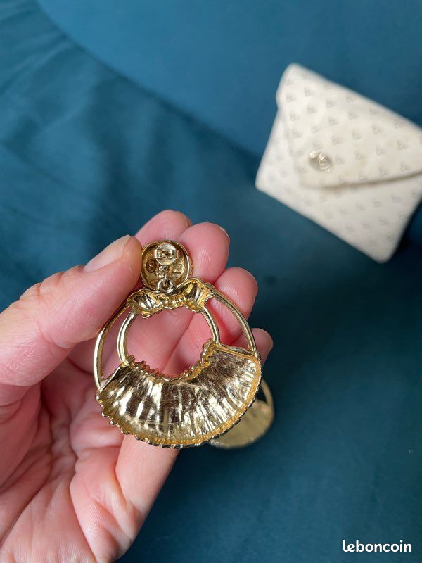 Boucles D'oreilles Colombe Dorées SÉZANE - Neuf Sans Emballage D'origine