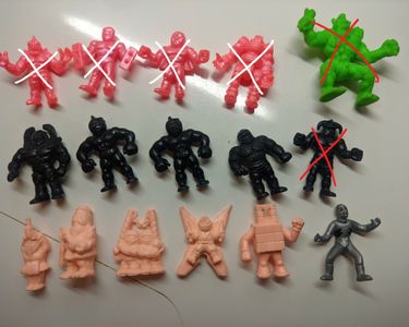 60 Figurines Cosmix Vert Turquoise – Lot De Collection Pour Loisirs Créatifs, Gâteaux, Scènes Miniatures – Vente à L’unité Possible
